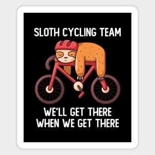 Sloth Cycling Team Magnet